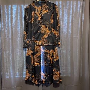 3 piece dragon dress